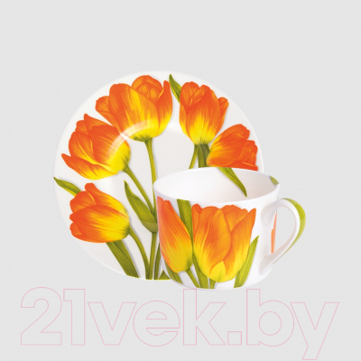 Чашка с блюдцем Taitu Freedom Flower 1-82-D