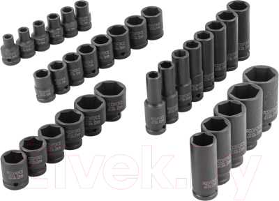 Набор головок слесарных RockForce RF-4333-5MPB - фото