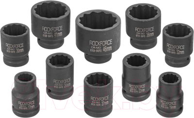 Набор головок слесарных RockForce RF-6109-9MPB - фото