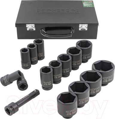 Набор головок слесарных RockForce RF-6142-5MPB - фото