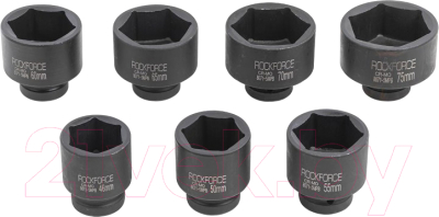 Набор головок слесарных RockForce RF-8071-5MPB - фото
