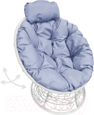 Кресло садовое M-Group Папасан пружинка мини / 12090109 - фото