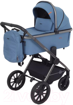 Детская универсальная коляска Rant Falcon 2 в 1 / RA097 (синий) - фото