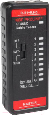 Кабельный тестер КВТ Proline KT 468С / 88552 - фото
