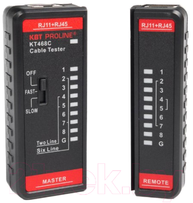 Кабельный тестер КВТ Proline KT 468С / 88552