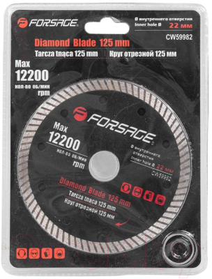 Отрезной диск Forsage F-CW59982
