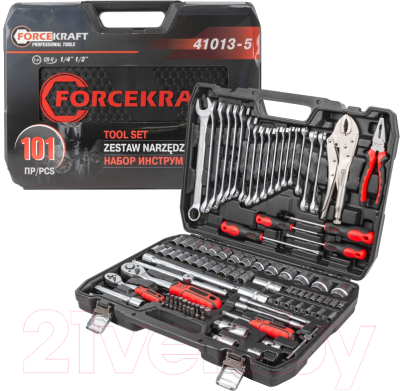 Универсальный набор инструментов ForceKraft FK-41013-5