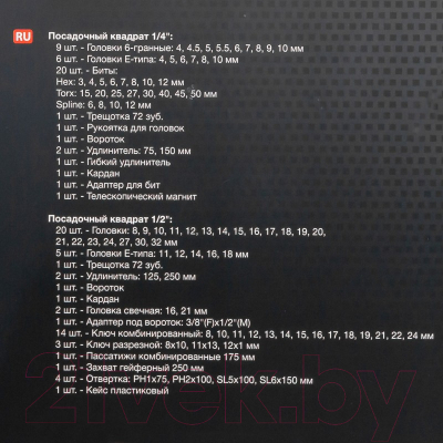 Универсальный набор инструментов ForceKraft FK-41013-5