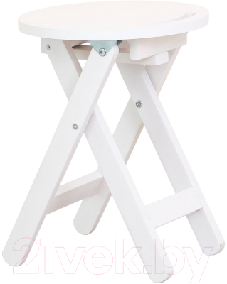 Табурет складной Мебелик Снег - фото