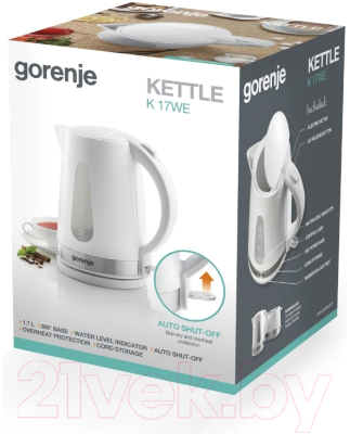 Электрочайник Gorenje K17WE