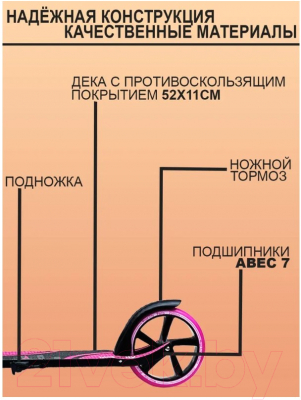 Самокат городской Megacity Paris 2K-15