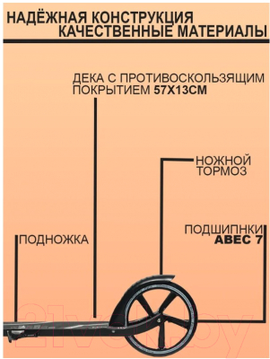 Самокат городской Megacity Paris 2K-11