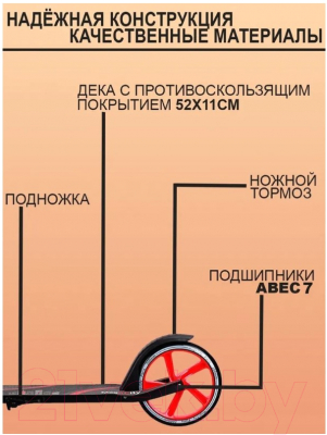 Самокат городской Megacity Paris 2K-13