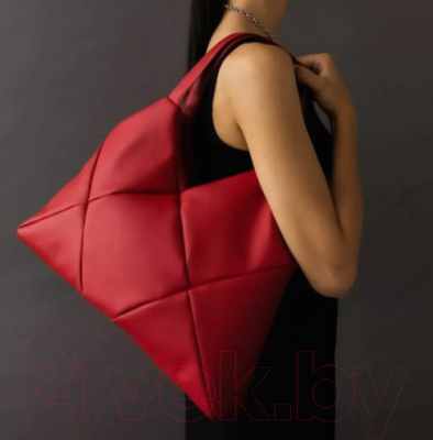 Сумка MT.Style Ромбы (красный) - фото