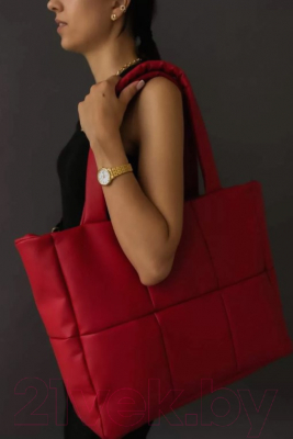 Сумка MT.Style Тоут из экокожи (красный)