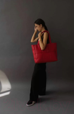 Сумка MT.Style Тоут из экокожи (красный)