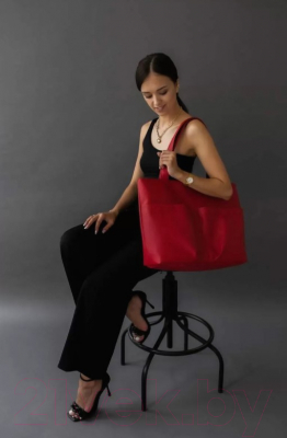 Сумка MT.Style Тоут с двумя карманами (красный)