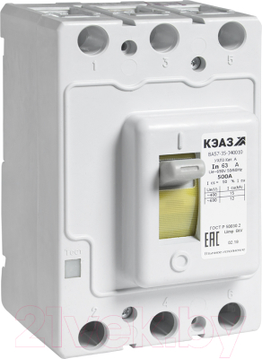 Выключатель автоматический КЭАЗ ВА57-35-340010-80А-800-690AC-УХЛ3 / 255879 - фото