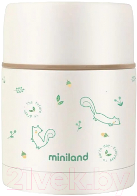 Термос для еды Miniland Natur Бурундук / 89347 - фото