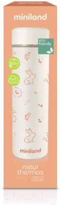Термос для напитков Miniland Natur Thermos Bunny Зайчик / 89263