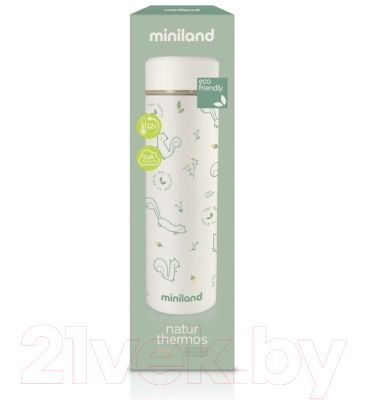 Термос для напитков Miniland Natur Thermos Chip Бурундук / 89262