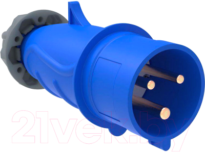 Вилка силовая Русский свет 16А 220В 2P+PE IP44 Magnum / 255681 - фото