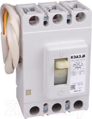 Выключатель автоматический КЭАЗ ВА51-35М3-341810-320А-3200-690AC-НР230AC/220DC-УХЛ3 / 108397 - фото