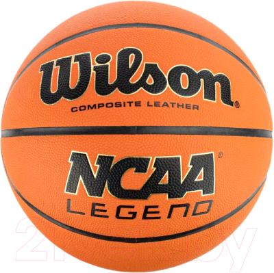 Баскетбольный мяч Wilson NCAA Legend / WZ2007601XB7 - фото