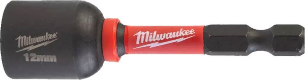 Головка слесарная Milwaukee Магнитная торцевая Shockwave Hex - HEX12x65мм / 4932492442 - фото