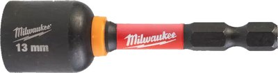 Головка слесарная Milwaukee Магнитная торцевая Shockwave Hex - HEX13x65мм / 4932492443 - фото