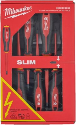 Набор отверток Milwaukee + тестер напряжения 4932478739