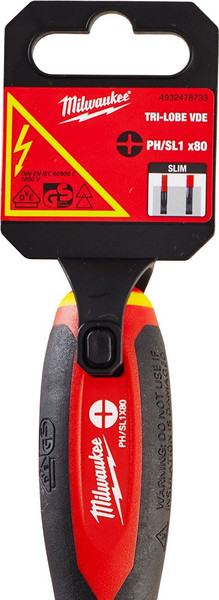 Отвертка Milwaukee VDE PH/SL1 X80 / 4932478733