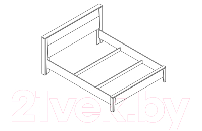 Двуспальная кровать Мебельград Мальта с подъемным ортопедическим основанием 160