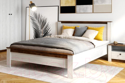 Двуспальная кровать Мебельград Даллас с ортопедическим основанием 160x200