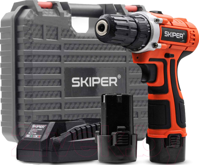 Аккумуляторная дрель-шуруповерт Skiper CS2600-1 (кейс) - фото