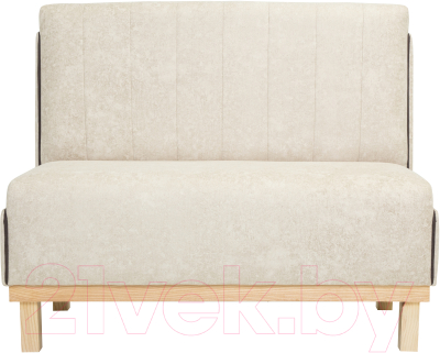 Диван KRONES Пантеон барный (искуственная замша белый/черно-коричневый) - фото