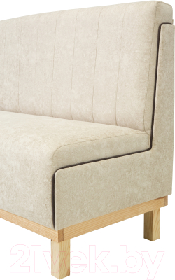 Диван KRONES Пантеон барный (искуственная замша белый/черно-коричневый)