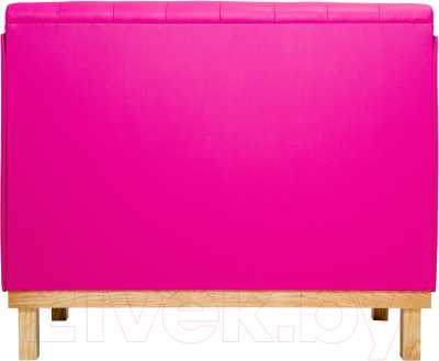 Диван KRONES Пантеон барный (экокожа ярко-розовый/черный)