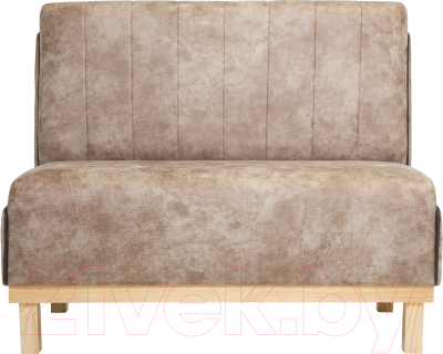 Диван KRONES Пантеон барный (искуственная замша кофейно-коричневый/черно-коричневый) - фото