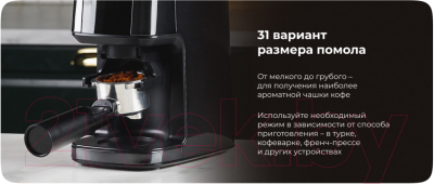 Кофемолка Garlyn CG-02 Pro