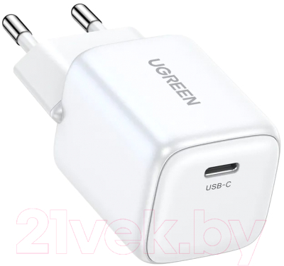 Адаптер питания сетевой Ugreen Nexode 20W USB-C CD318 / 15324 - фото
