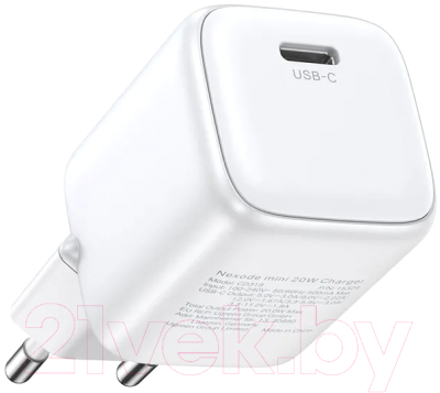 Адаптер питания сетевой Ugreen Nexode 20W USB-C CD318 / 15324