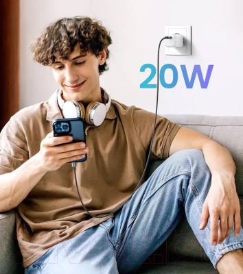 Адаптер питания сетевой Ugreen Nexode 20W USB-C CD318 / 15324