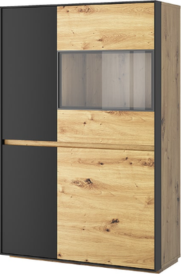 Шкаф с витриной Anrex Bosco 1V3D - фото