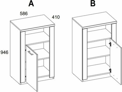 Тумба Anrex Doorset 1DN