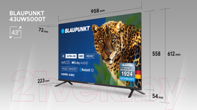 Телевизор Blaupunkt 43UW5000T