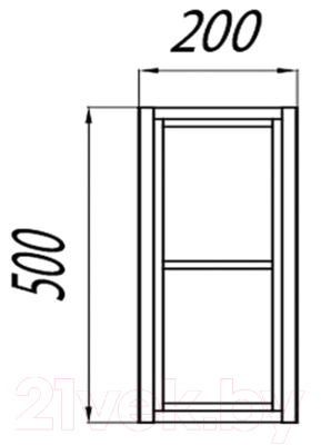 Тумба для ванной Акватон Брук 20 (1A201101BCDL0)