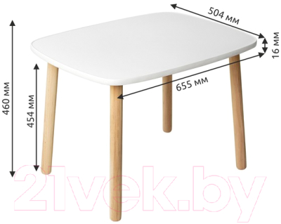 Стол детский Mega Toys Прямоугольный / 70021ЛДСП