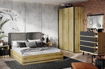 Двуспальная кровать Anrex Street 160М с ПМ