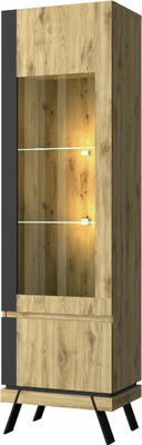 Шкаф с витриной Anrex Street 1V1D L